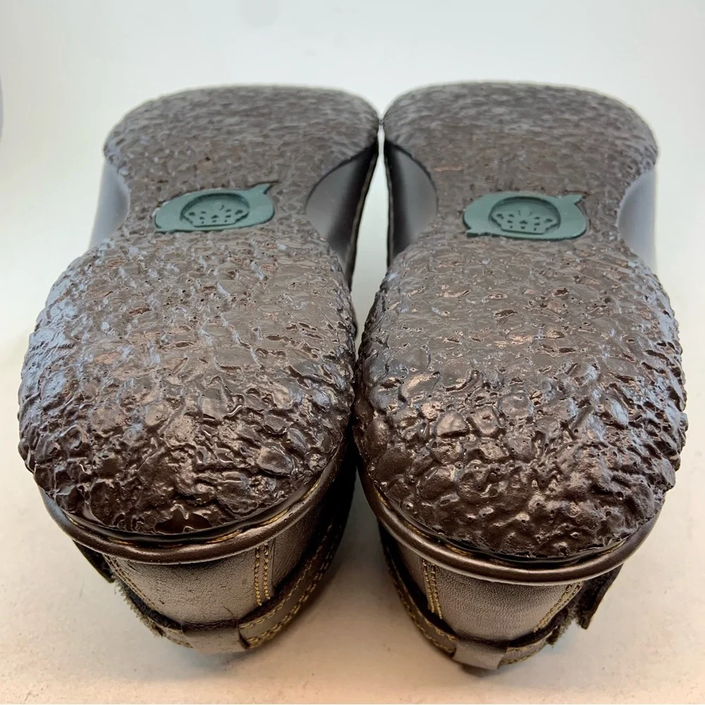 Born NIB NEW Dark Brown Leather Adjustable Lina W82043 Loafers, size 10 EU 42 - Picture 12 of 13